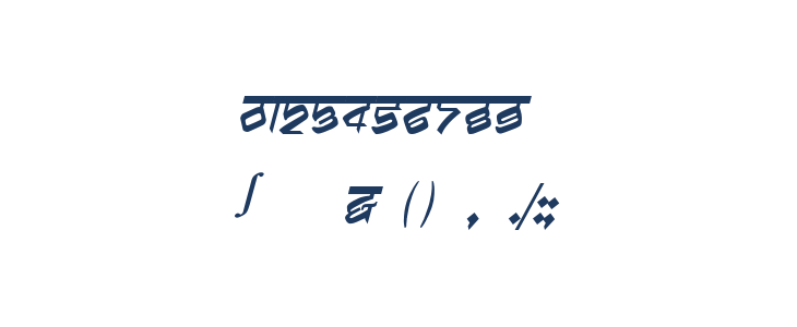 biling mi marathi Italic Other Characters