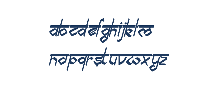 biling mi marathi Italic Lowercase
