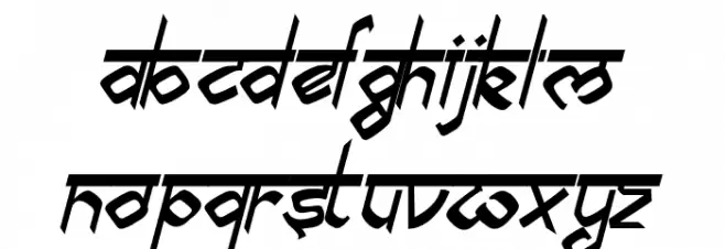 biling mi marathi Italic Schriftart Kleinbuchstaben