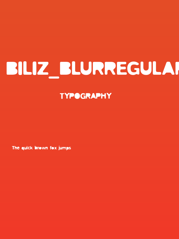 biliz_blurRegular Poster