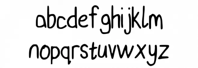 billbonessans फ़ॉन्ट लोअरकेस