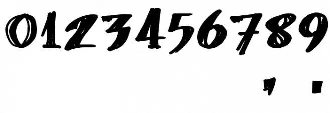 billieBarred 06 Font OTHER CHARS