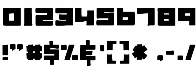 billieBob Font OTHER CHARS