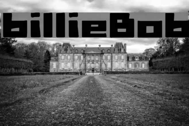 billieBob Font examples