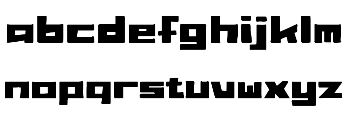 billieBob Font LOWERCASE