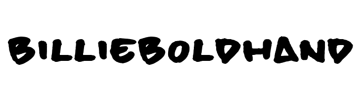 billieBoldHand  les polices de caractères gratuit tlcharger