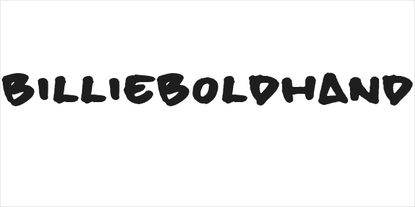 billieBoldHand Logo
