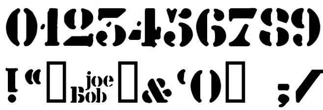 billieKid Font OTHER CHARS