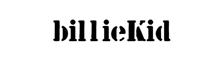 billieKid  baixar fontes gratis