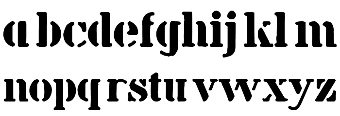 billieKid Font LOWERCASE