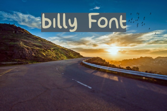billy Font examples