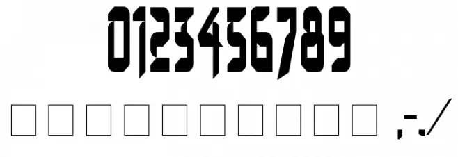 bimasakti Font OTHER CHARS