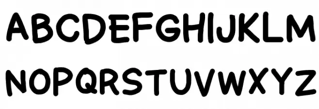 bingbong Schriftart Groß