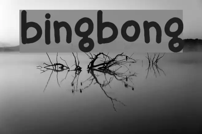 bingbong Font examples
