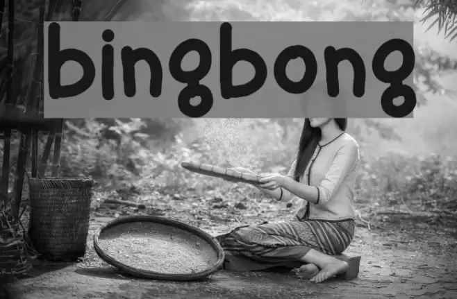 bingbong Font examples