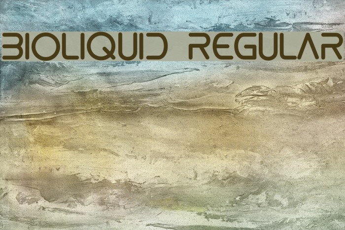 bioliquid Regular Font examples