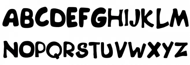 bipDEMO Schriftart Groß