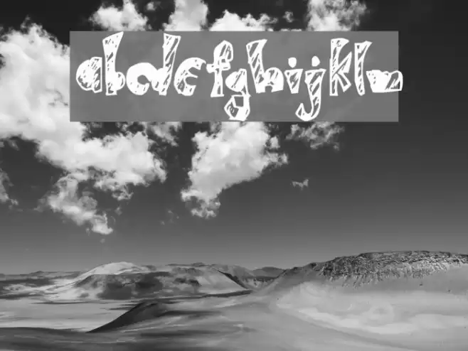 birdhaus Font examples