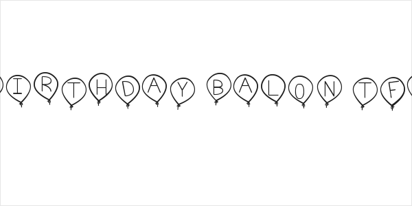 birthday balon tfb Logo