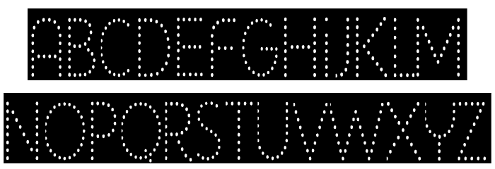bisturi night club Font LOWERCASE