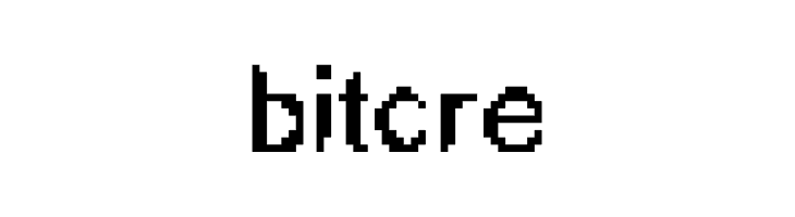 bitcre  免费字体下载