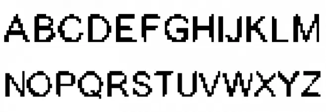 bitcre 字体 大写