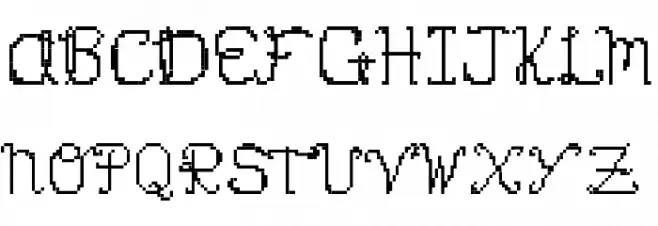 bithand 1 Шрифта ВЕРХНИЙ