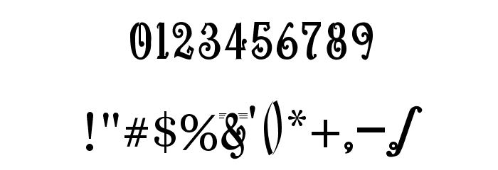 bitling Sravi Regular Font OTHER CHARS