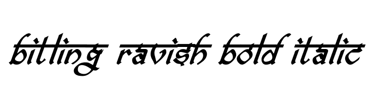 bitling ravish Bold Italic  नि: शुल्क फ़ॉन्ट्स डाउनलोड