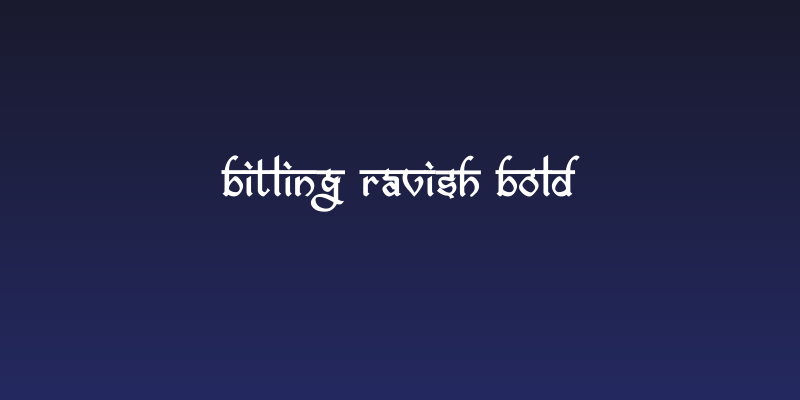 bitling ravish Bold Social Header