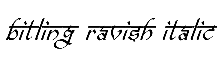bitling ravish Italic  नि: शुल्क फ़ॉन्ट्स डाउनलोड