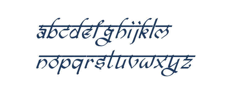 bitling ravish Italic Lowercase