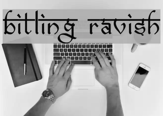 bitling ravish Font examples