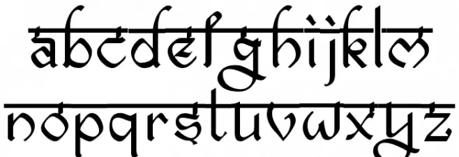 bitling ravish 字体 小写