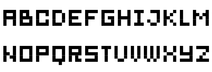 bitmirror Font LOWERCASE