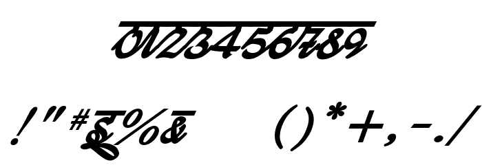 bits indian calligra Bold Italic Caratteri ALTRI CARATTERI