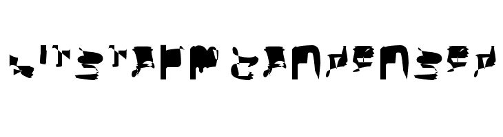 bitstorm condensed Font