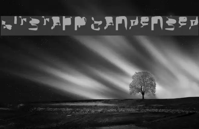 bitstorm condensed Font examples