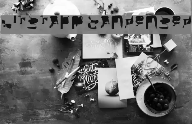 bitstorm condensed Font examples