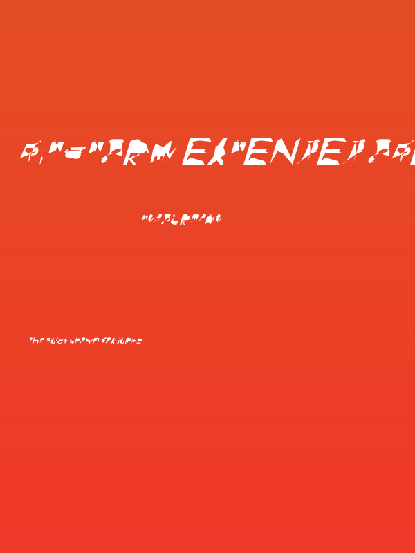 bitstorm extended oblique Poster