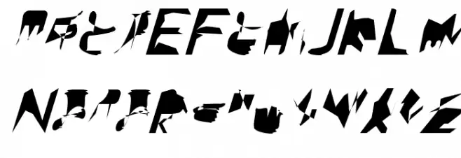 bitstorm extracondensed oblique フォント 大文字