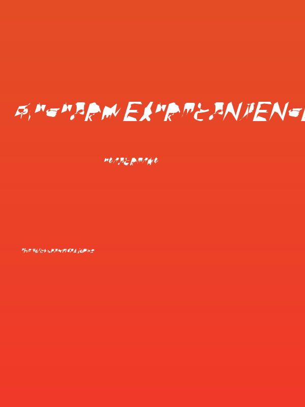 bitstorm extracondensed oblique Poster