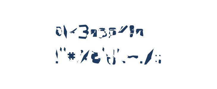 bitstorm extracondensed Other Characters