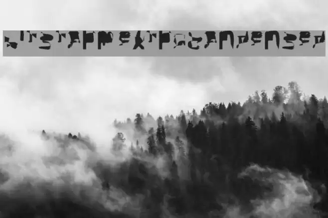 bitstorm extracondensed Font examples