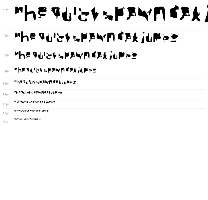 bitstorm extracondensed Waterfall