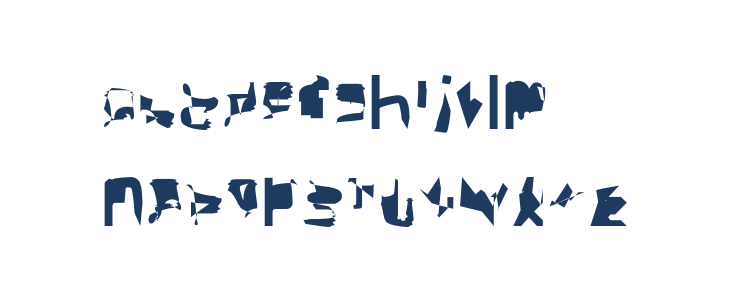 bitstorm extracondensed Lowercase