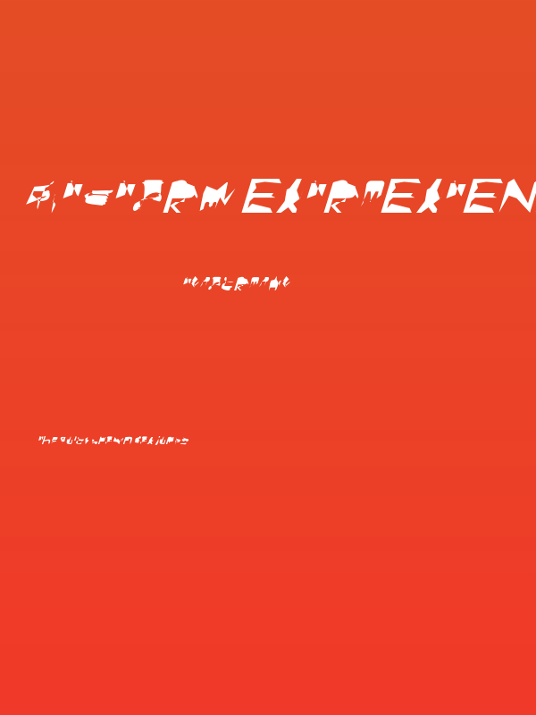 bitstorm extraextended oblique Poster