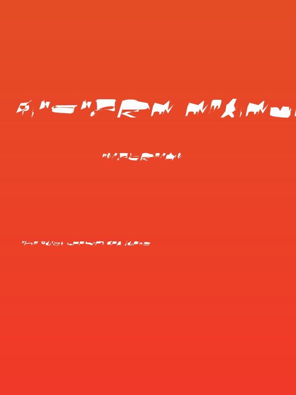 bitstorm maximumextended oblique Poster