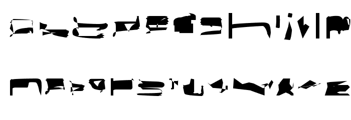 bitstorm maximumextended Font LOWERCASE