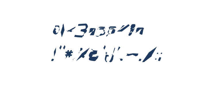 bitstorm oblique Other Characters